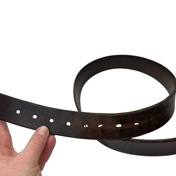 LEVI STRAUSS & CO. VINTAGE Brindle GENUINE LEATHER MENS BELT 40 11LV0204 - Picture 5 of 9
